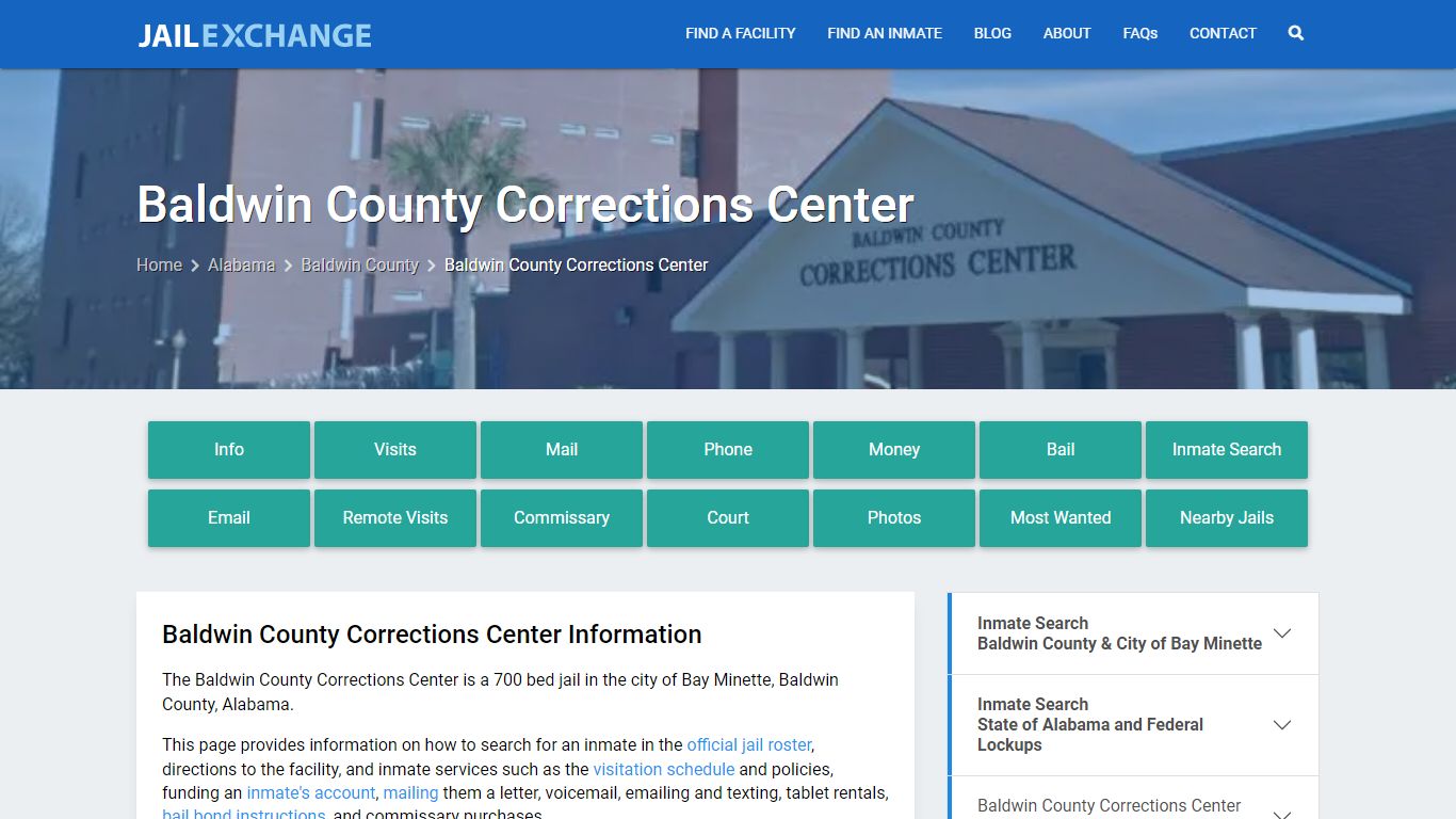 Baldwin County Corrections Center - Jail Exchange